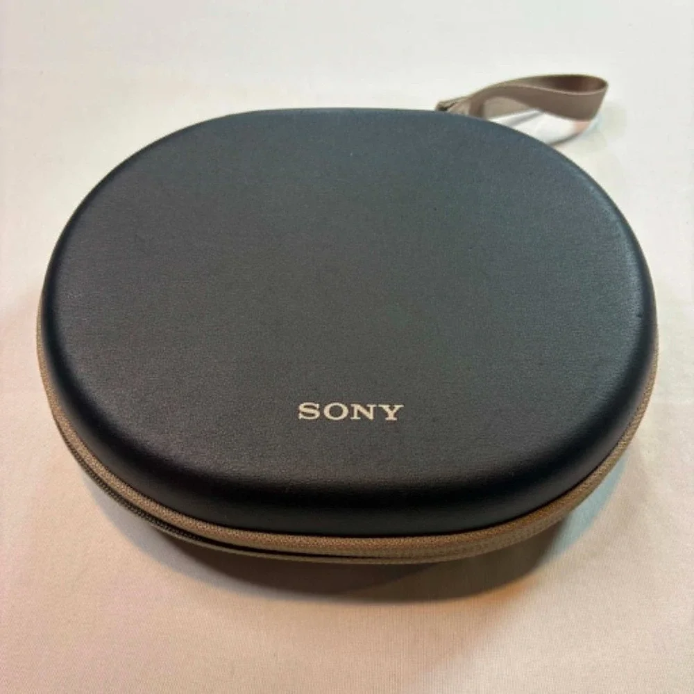 Sony WH-1000XM2 Wireless Noise Canceling Over Ear Headphones Gold Case TESTED